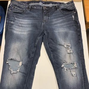 Plus size Vigoss jeans. Blackish gray.
